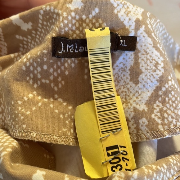 [J. McLaughlin] Tan/White Python Print Dress - Size XL - Picture 5 of 5